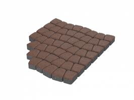  Тротуарная плитка Stellard Классико 60 мм Капучино: внешний вид